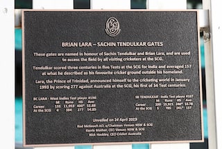 सचिन को 50वें जन्मदिन पर मिला खास तोहफा, SCG में तेंदुलकर के नाम पर गेट का अनावरण