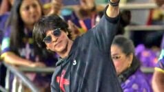 VIDEO: कोलकाता नाइट राइडर्स का हौसल बढ़ाने ईडन गार्डन्स पहुंचे किंग खान, SRK को देख पागल हुए फैंस