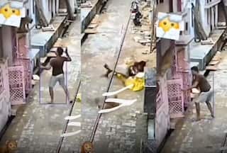 Bandar Ka Video: लड़के ने हाथ उठाया तो आगबूबला हो गया बंदर, उछलकर ऐसी पटकी मारी हिल ही गया- देखें वीडियो