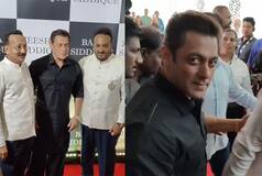 Salman Khan Makes Dashing Entry in Black Pathani Kurta-Salwar at Baba Siddique's Iftar Party