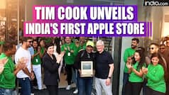 Apple BKC: Tim Cook Welcomes Customers To Apple's First Store In India