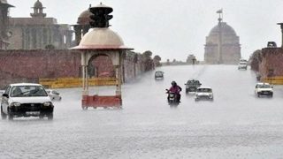 Delhi Weather: Heavy Rain In Parts Of National Capital Brings Respite From Scorching Heat | Watch Video