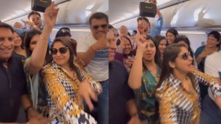 Dance Ka Video: उड़ती फ्लाइट में सपना चौधरी के गाने पर डांस करने लगे यात्री, देख लिया तो गजब लगेगा वीडियो