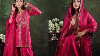 Shehnaaz Gill's 'Eid ka Joda' is Feast for The Eyes as She Dons Gorgeous Pink Sharara Set Worth Rs 69k- See PICS