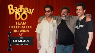 Filmfare Awards 2023: Badhaai Do Team Celebrates Massive Filmfare Wins | Rajkumar Rao | Huma Qureshi [Watch Video]