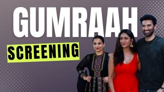 Gumraah Screening: Aditya Roy Kapur, Mrunal Thakur, and Vidya Balan Attend The Screening In Style | Watch Video