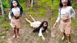 Ladki Ka Video: डांस शुरू करते ही मुंह के बल गिर गई लड़की, फिर जो हुआ कोई रोता भी हंस देगा- देखें वीडियो