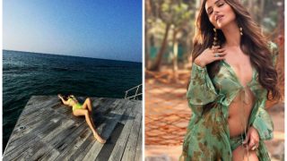 Tara Sutaria Oozes Oomph in Scorching Hot Neon Bikini at Maldives Vacation, See Sizzling Pic