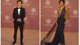 Zendaya Turns Desi Girl, Tom Holland Looks Dapper in Suit at NMACC Gala, See Pics