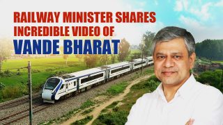 Vande Bharat Train: Railway Minister Shares Incredible Video Of Vande Bharat Train Passing Through The Valley | WATCH