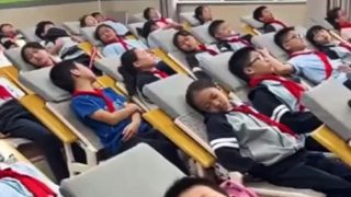 Class Ka Video: ब्रेक का ऐलान होते ही क्लास में सो गए सारे बच्चे, देख लिया तो आईडिया धमाल लगेगा- देखें वीडियो