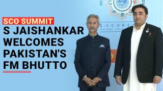 SCO Summit: EAM S Jaishankar Welcomes Pakistan's Foreign Minister Bilawal Bhutto Zardari - Watch Video