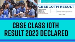 CBSE Class 10th Result 2023 Declared: 93.12 % students pass - Watch Video