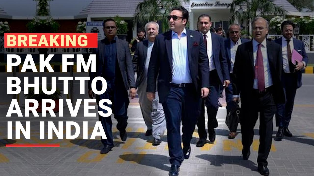Pakistan Foreign Minister Bilawal Bhutto arrives in India