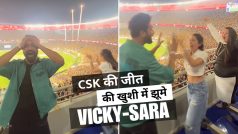 IPL 2023: MS Dhoni की टीम CSK की जीत के बाद खुशी से खुशी से झूम उठे विक्की कौशल-सारा अली खान