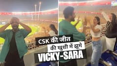 IPL 2023: MS Dhoni की टीम CSK की जीत के बाद खुशी से खुशी से झूम उठे विक्की कौशल-सारा अली खान