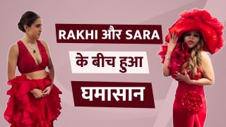अवॉर्ड शो में एक-दूसरे से भिड़ी Rakhi Sawant और Sara Ali Khan, फिर हुई जमकर तू -तू- मैं- मैं | Watch Video