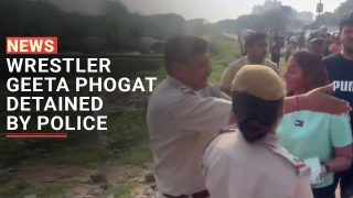 Wrestlers Protest: Delhi Police Detains Geeta Phogat, Block Entry of Wrestlers at Jantar Mantar