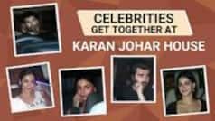 Kjo House Party: करण जौहर की हाउस पार्टी में दिखे खास मेहमान,रूमर्ड बॉयफ्रेंड संग पहुंचीं अनन्या | Watch Video