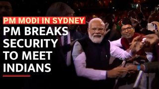 PM Modi Breaks Security Protocol for Indians AUS - Watch Video