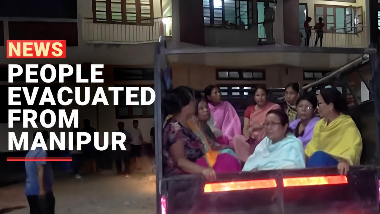 Manipur: Assam Rifles Evacuates 518 Stranded People From Violence-Hit Areas Of Manipur