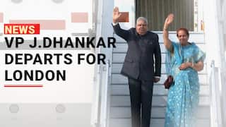 VP Jagdeep Dhankhar embark on two-day visit to UK for coronation ceremony of King Charles III - Watch Video