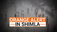 Orange Alert In Shimla: IMD Issues Orange Alert As Heavy Rain Lashes Shimla | Watch Video