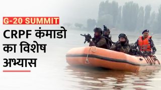 G20 शिखर सम्मेलन से पहले CRPF कमांडो ने कसी कमर, डल झील के बीच हो रही स्पेशल ट्रेनिंग - Watch Video