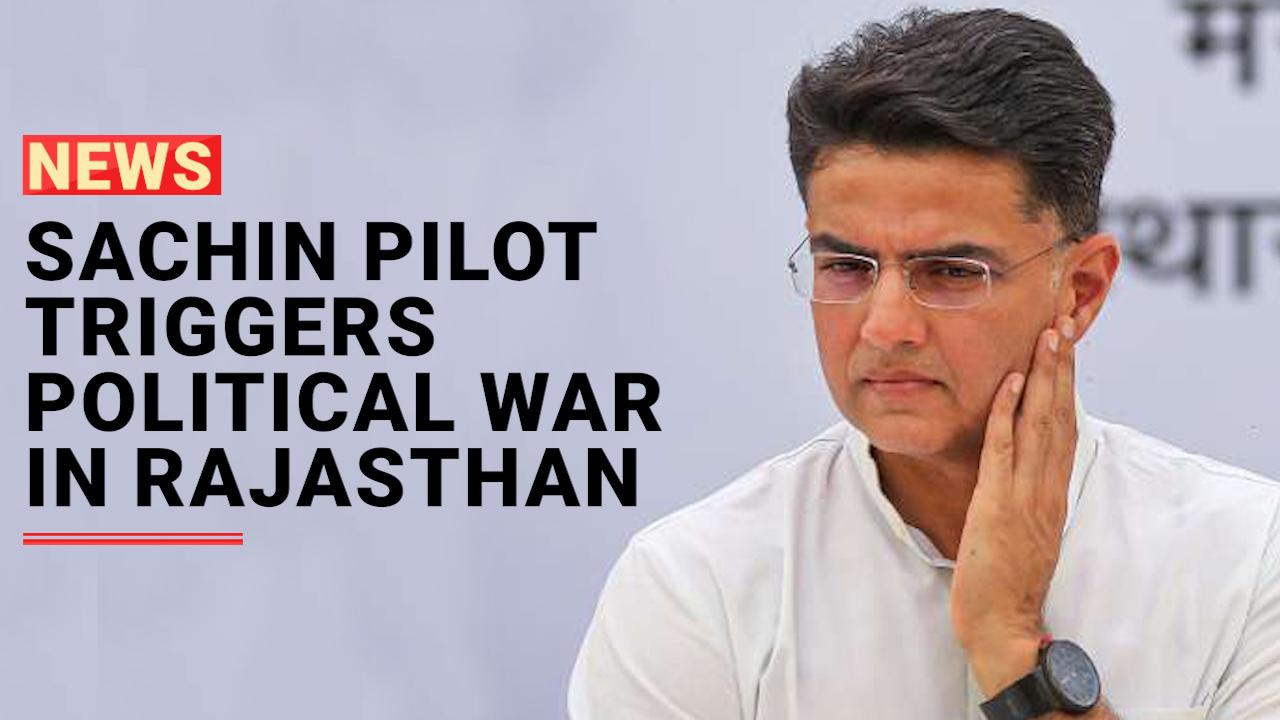 Sachin Pilot triggers political war in Rajasthan | Watch Video