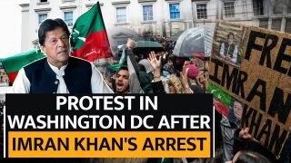 Imran Khan’s Supporters Hold Protest Outside Pakistan Embassy In Washington DC