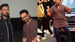 Aamir Khan Does 'Balle Balle' With Gippy Grewal at Carry On Jatta 3 Trailer Launch, Watch Viral Video