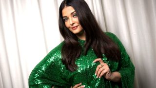 India at Cannes: Aishwarya Rai Bachchan's First Look in Green Sequined Valentino Cape Dress