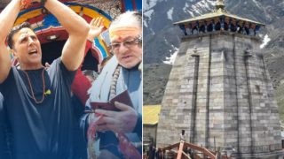 Akshay Kumar Visits Kedarnath Temple to Seek Blessings, Watch Video