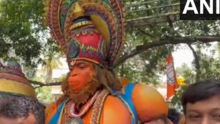 Karnataka Election 2023: PM मोदी के रोड शो में नजर आए 'बजरंगबली' ये है वीडियो