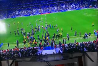 WATCH | Espanyol Fans INVADE Pitch & ATTACK Barcelona Players' Celebrating Title