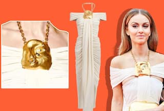 Cannes 2023: Natasha Poonawalla's Jersey Gown Comes With a Gold Face - See Pics