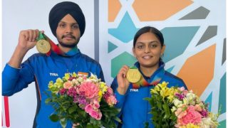 ISSF World Cup: Divya, Sarabjot Singh Win Mixed Team Pistol Gold For India In Baku