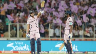 IPL 2023: Shubman Gill Lights Up Ahmedabad With Maiden Hundred During GT vs SRH Match