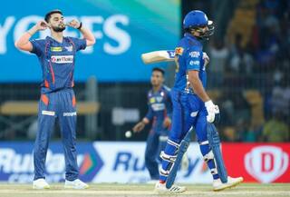 LSG vs MI: Naveen-Ul-Haq's Unique Celebration After Rohit Sharma's Wicket Goes Viral | Watch Video