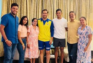 'He's Always With Me', MS Dhoni Meets Matheesha Pathirana's Family