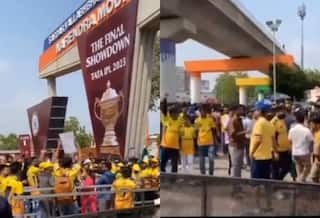 WATCH: MS Dhoni Fans Takeover Ahmedabad Ahead Of CSK vs GT Final- WATCH Viral Video