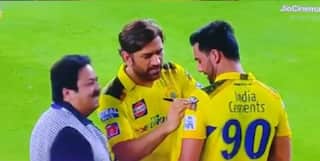 WATCH: गिल का कैच छोड़ने पर चाहर से नाराज हुए धोनी; मैच के बाद आटोग्राफ देने लिए खूब दौड़ाया