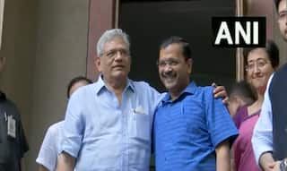 माकपा महासचिव सीताराम येचुरी से मिले दिल्ली सीएम, केंद्र के अध्यादेश के खिलाफ मिला CPI-M का साथ