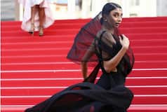 Dolly Singh is The Official Cannes Queen With This Black Hooded Corset Saree
