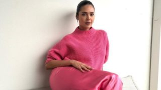 Esha Gupta's Dazzling Fashion Choices Take Cannes by Storm, This Time in PINK