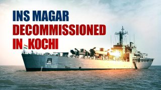 Indian Navy Decommissions INS Magar At Naval Base In Kochi After 36 Years Of Service - Watch Video