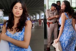 जाह्नवी कपूर एयरपोर्ट पर हाथ में तकिया लेकर पहुंची, फैंस बोले 'बोरिया बिस्तर समेट लिया क्या..'