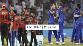 LIVE BUZZ | MI vs SRH, IPL 2023: Rohit Departs, Suryakumar Joins Green In Mumbai Indians Chase