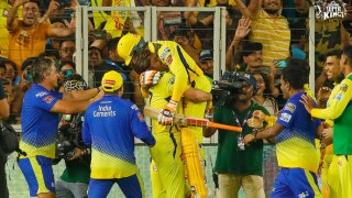 गुजरात टाइटन्स को हरा पांचवीं बार चैंपियन बनी CSK; मैच के हीरो रवींद्र जडेजा को धोनी ने गोद में उठाया