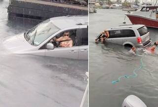 Woman In Hawaii Drives Car With GPS Directions, Lands Into Sea: Watch